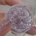 Sparkly Nail Art Glitter Powder with Shell Opal Sequins - Multiple Colors