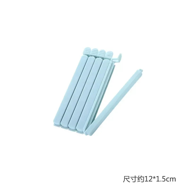 10PCS Food Bag Sealing Clips - Portable Kitchen Snack & Food Storage Buckles