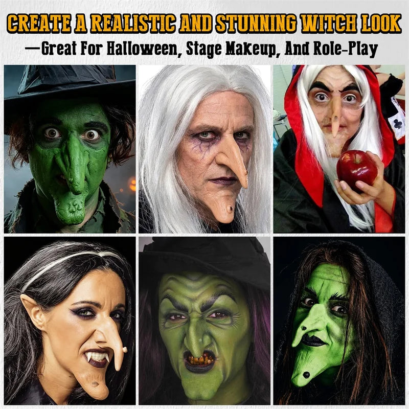 Halloween Makeup Kit with Scar Wax, Spirit Gum, Prosthetic, and Remover - Cosplay & Party