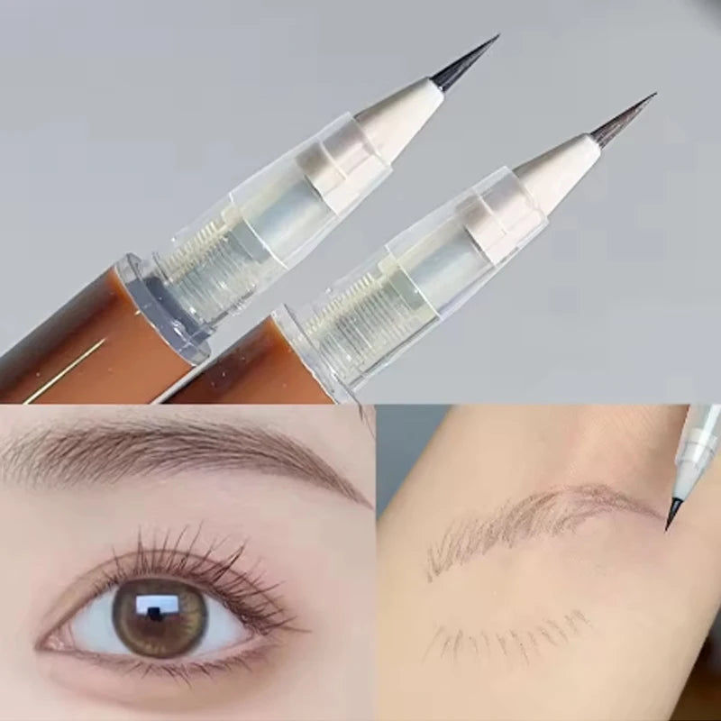 Waterproof Micro-Tip Eyebrow Pencil - Natural, Long-Lasting, Smudge-Proof Makeup