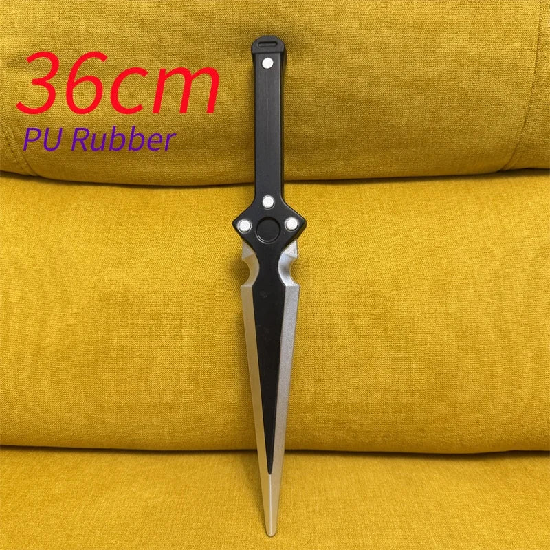 Halloween Knight Dagger Sword Cosplay Prop Role Play Gift Safety PU Rubber