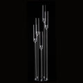 Tall Acrylic Floor Candelabra 5 Arm Candle Holder for Wedding & Home Decor