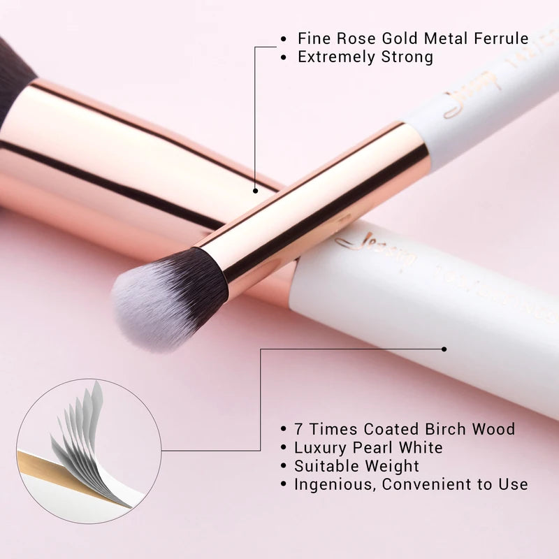 20-Piece Makeup Brush Set with Synthetic & Natural Hair for Face & Eyes