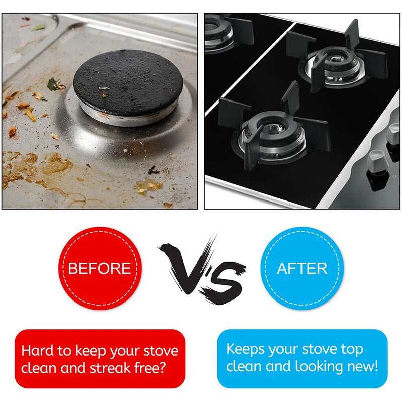 Gas Stove Protector Pads Set - Heat-Resistant Non-Stick Scratch Covers for Kitchen