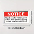 Car Scratch Sticker Decal - Warning, Funny, Tool Notification PVC Vehicle Sticker