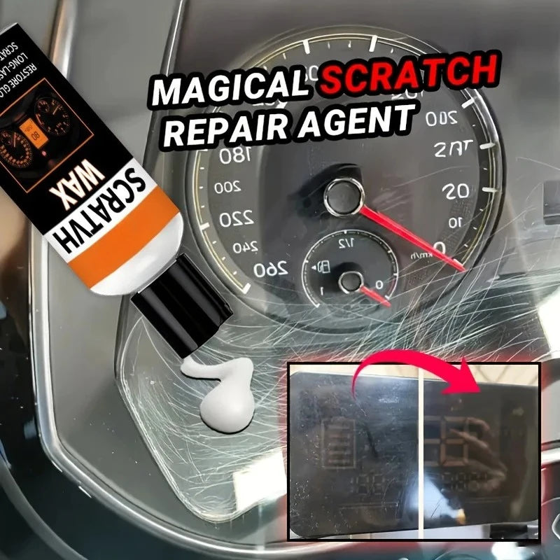 Car Scratch Repair Wax Kit for All Surfaces - Glass & Paint Scratch Remover