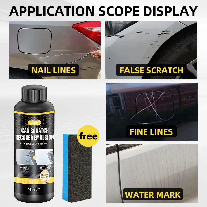 Car Scratch Remover Kit - Auto Paint Touch-Up & Polishing Tools
