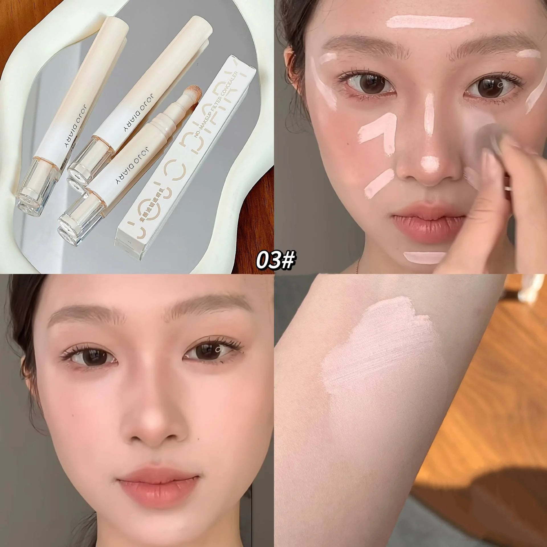 Concealer Pen for Dark Circles & Skin Tone Correction - 4g Face Makeup