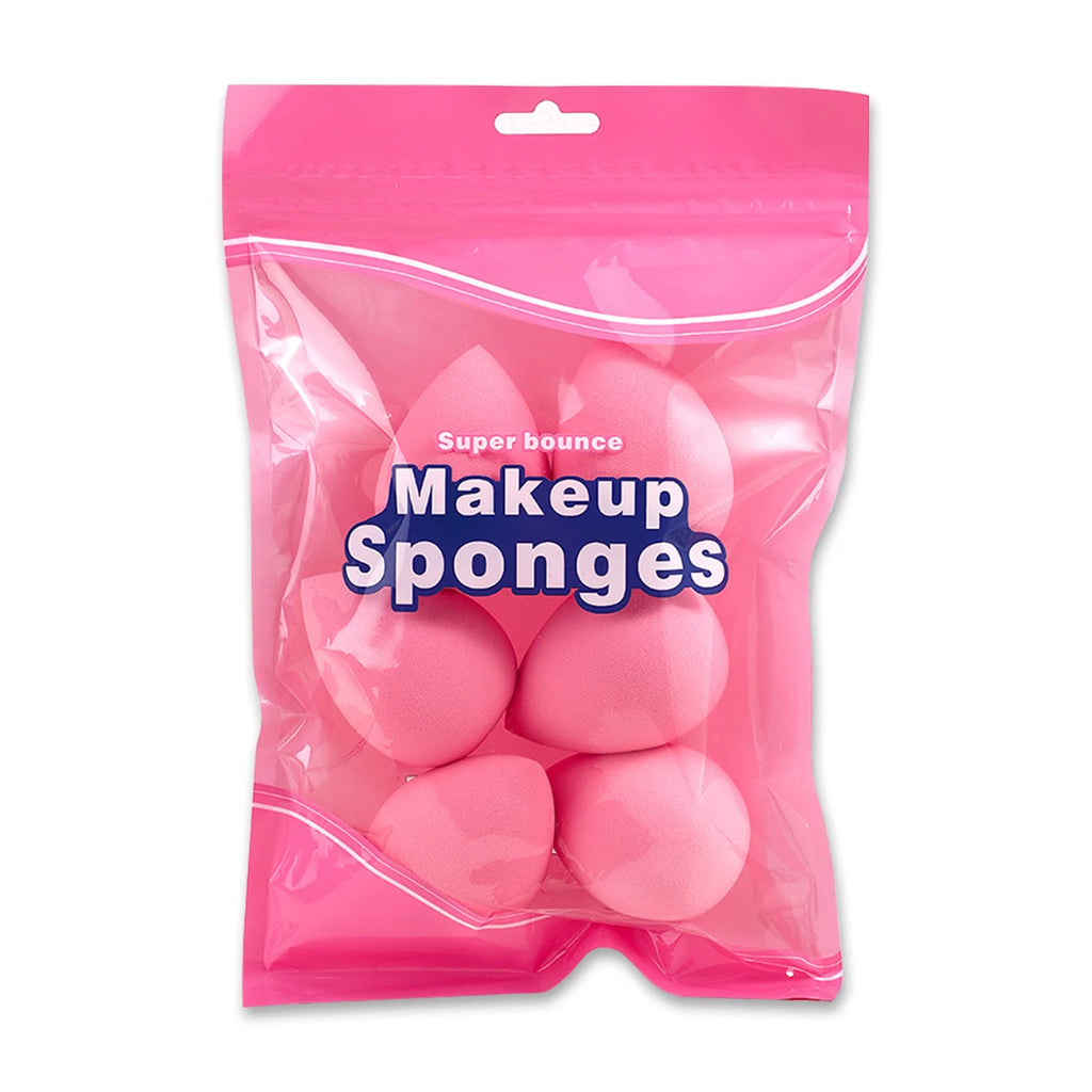 6PCS Water Drop Makeup Sponges, Beauty Egg Applicators for Concealer & Powder