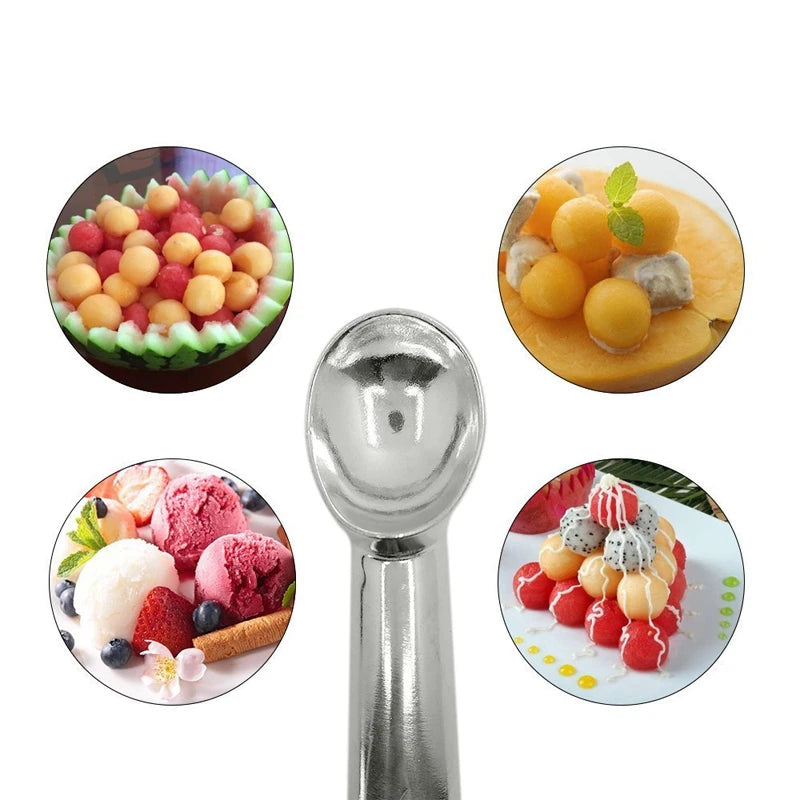 Stainless Steel Ice Cream Scoop with Anti-Freeze Nonstick Coating Kitchen Tool