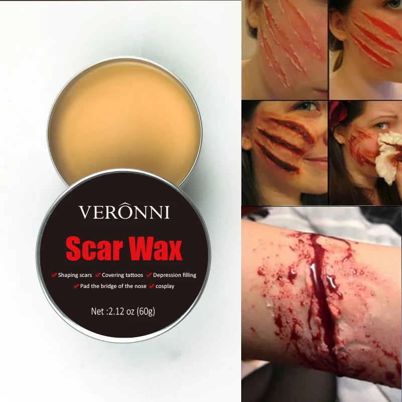 Scar Wax Special Effects Makeup Wound Skin Body Face Halloween Stage FX