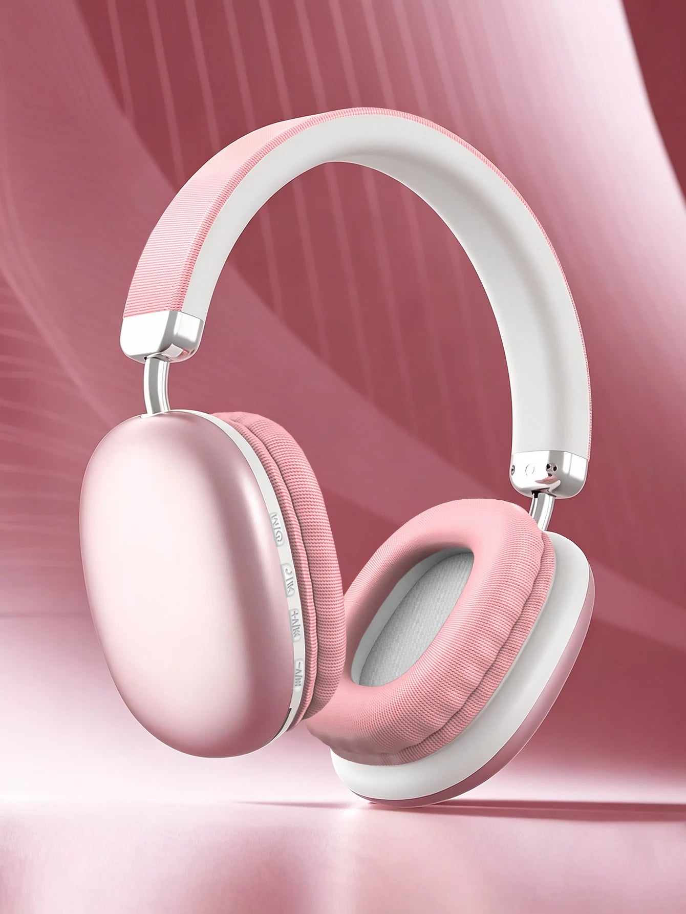 Wireless Over-Ear Headphones with Long Battery Life HiFi Music Gaming Mic for iPhone Android PC