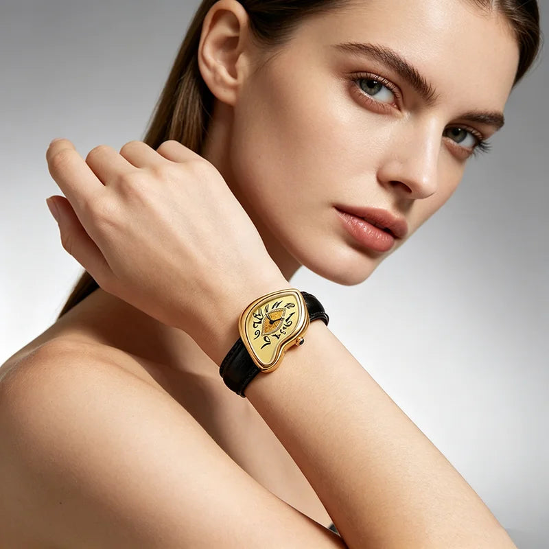 Unisex Quartz Watch with Analog Calendar - Elegant Business Fashion Wristwatch for Men & Women