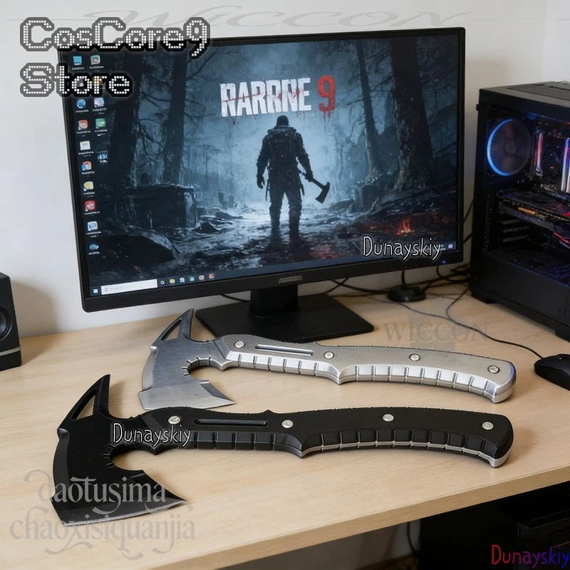 Horror Cosplay Fake Tactical Axe 3D Printing Props for Cosplay and Collecting