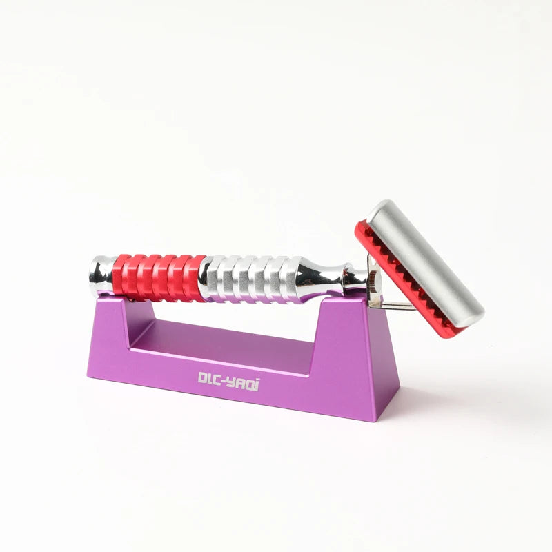 Men's Shaving Razor Holder Wedge Colorful Grooming Accessory - Stylish & Practical