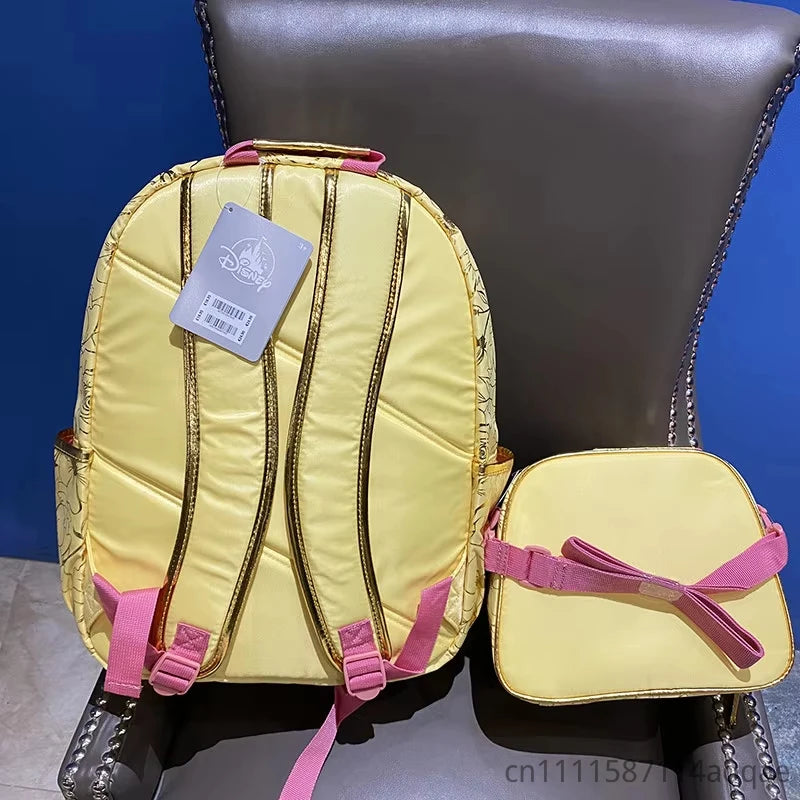 Beauty and the Beast Belle Backpack Insulated Lunch Bag for Kids and School