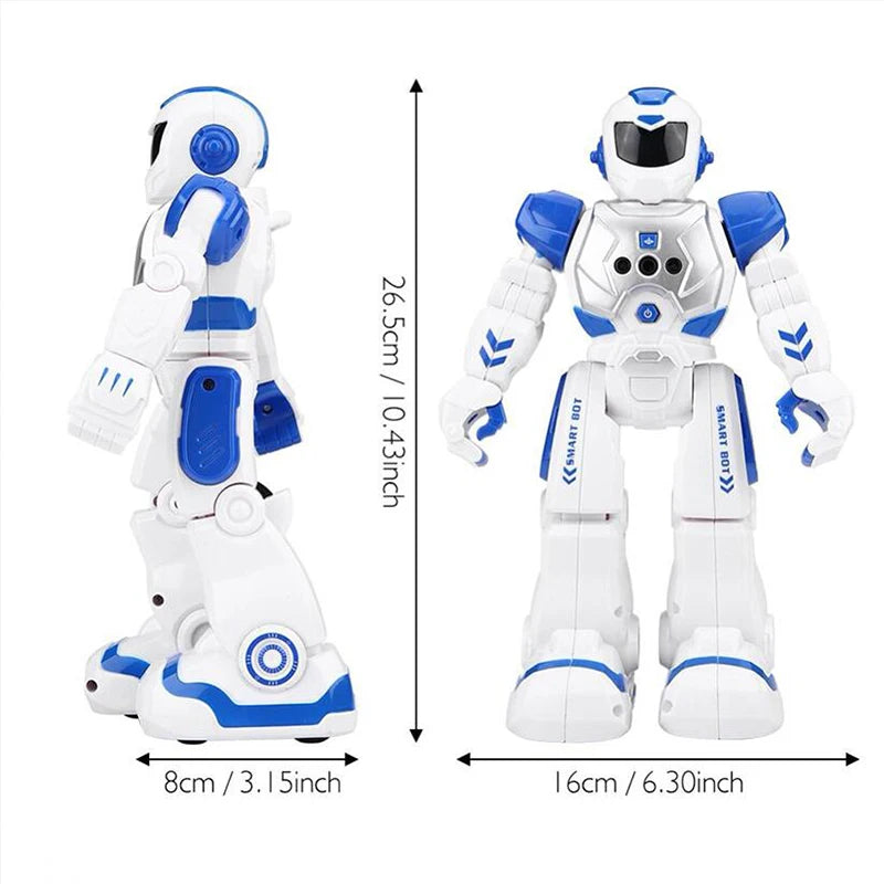 Interactive RC Robot Toy with Gesture Control Singing Dancing and Obstacle Avoidance