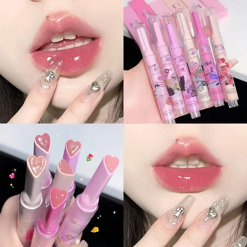 Hydrating Lip Gloss Waterproof Lip Plumper & Fade Lip Lines - Assorted Colors