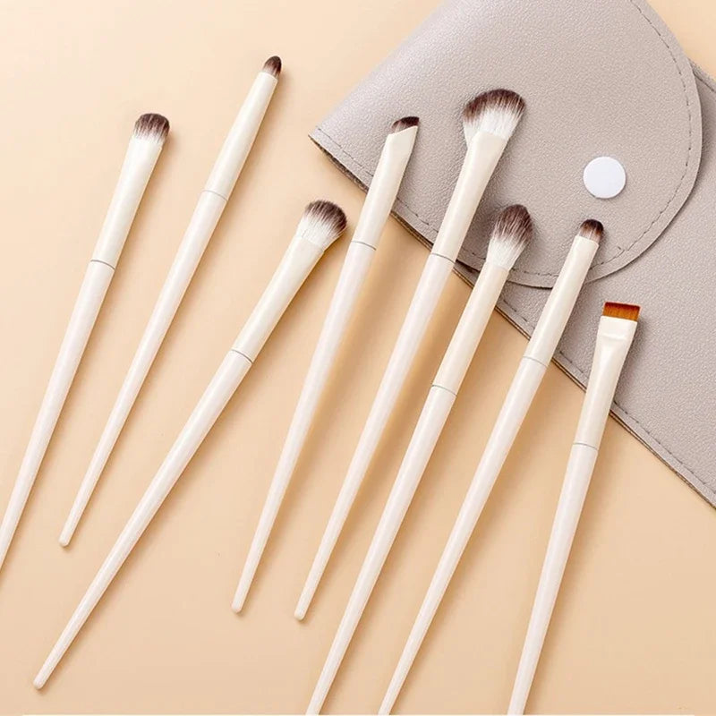 Professional Eye Makeup Brush Set - 5/6/8/10 Pcs Contouring & Blending Tools