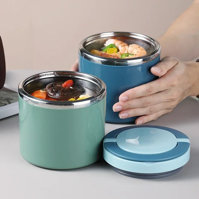 Insulated Food Jar Stainless Steel Thermos Lunch Box for Hot Food & Soup