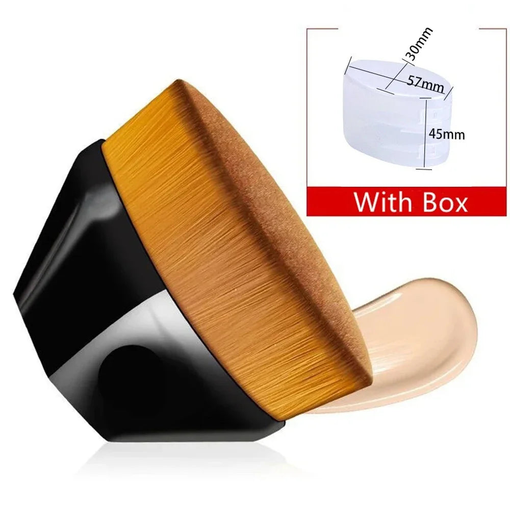 Professional Makeup Brush Set - Foundation, Powder & Blush