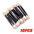 Multi-Size Double Ended Nail Art & Makeup Brush Set - Portable Manicure Tool