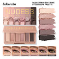 Mini Eyeshadow Palette with Matte & Shimmer Neutral Shades – Long-Lasting, Blendable, Portable Makeup