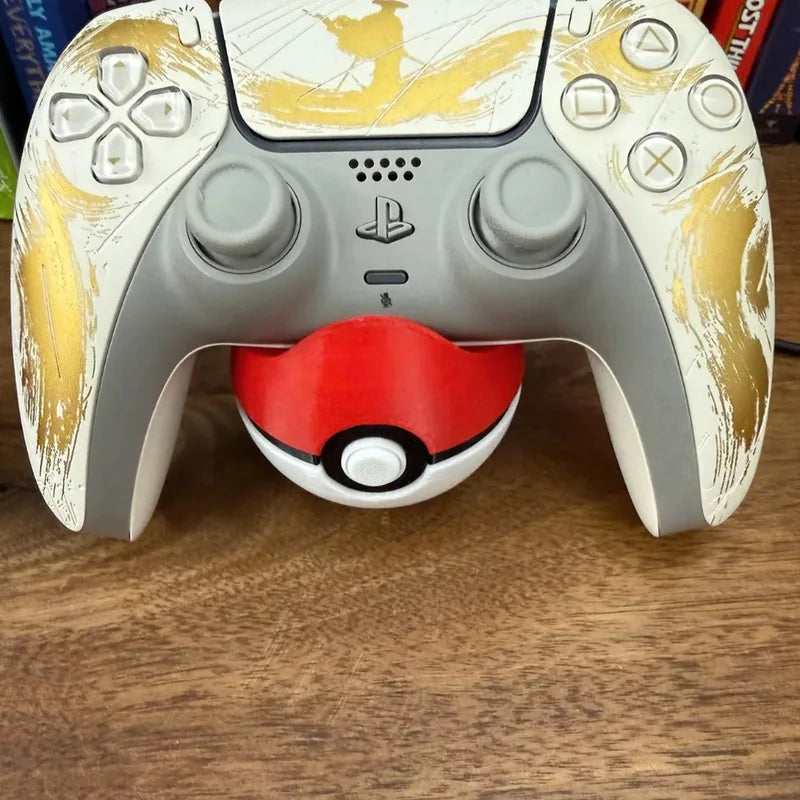 3D Printed Pokémon Controller Stand Creative Design for Game Controllers Colorful Universal
