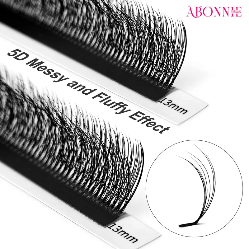 Multilayer False Eyelash Extensions - Natural Fluffy Lash Set with 3 Curl Options