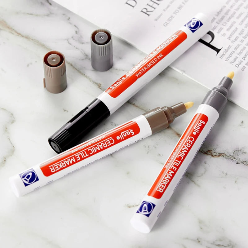 Waterproof Tile Grout Pen for Seam Repair - Multiple Colors