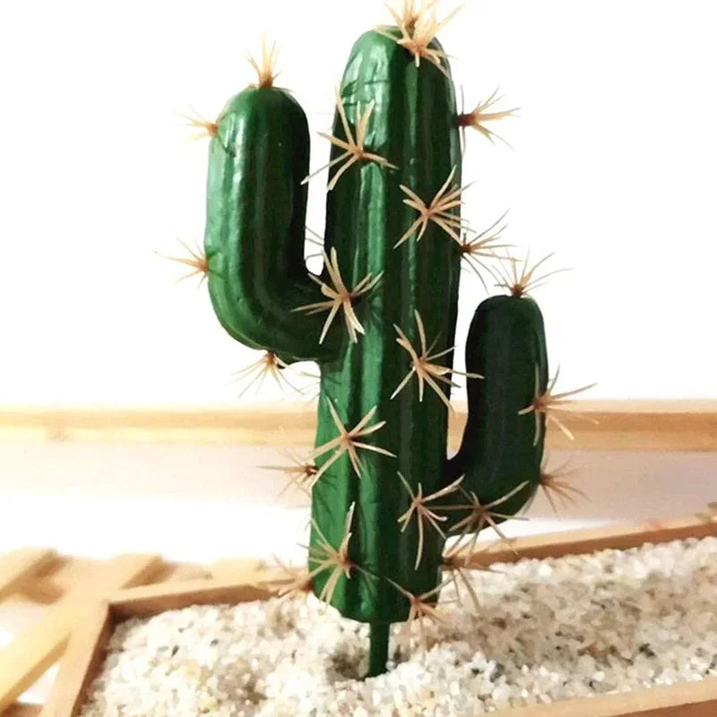 6pcs Fake Cactus Decor Succulent Plants Indoor Home Faux Plants