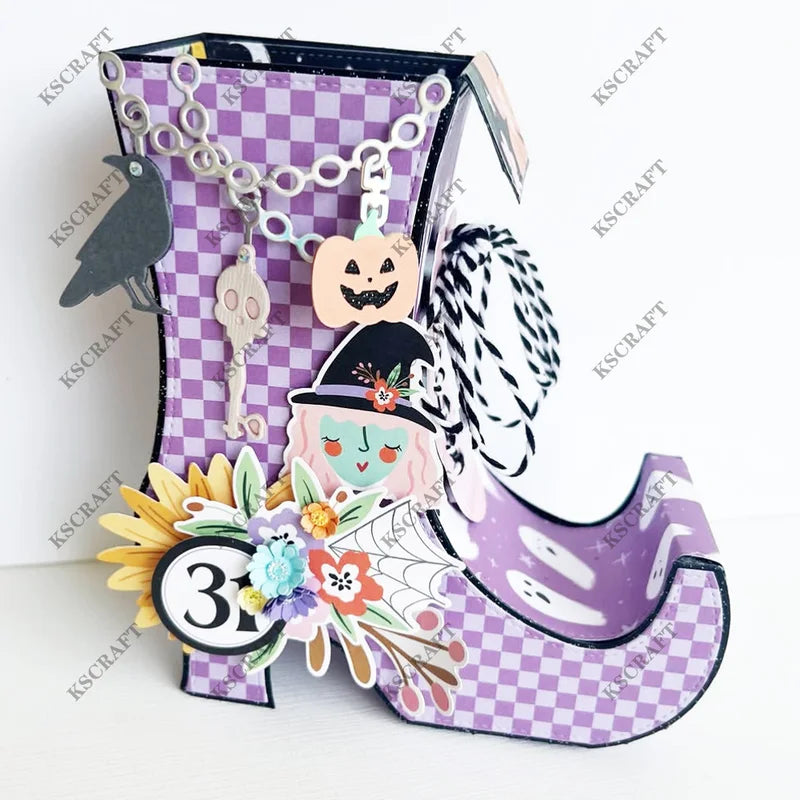Halloween Bag Charms Cutting Dies & Stencils for Scrapbooking DIY Paper Crafts