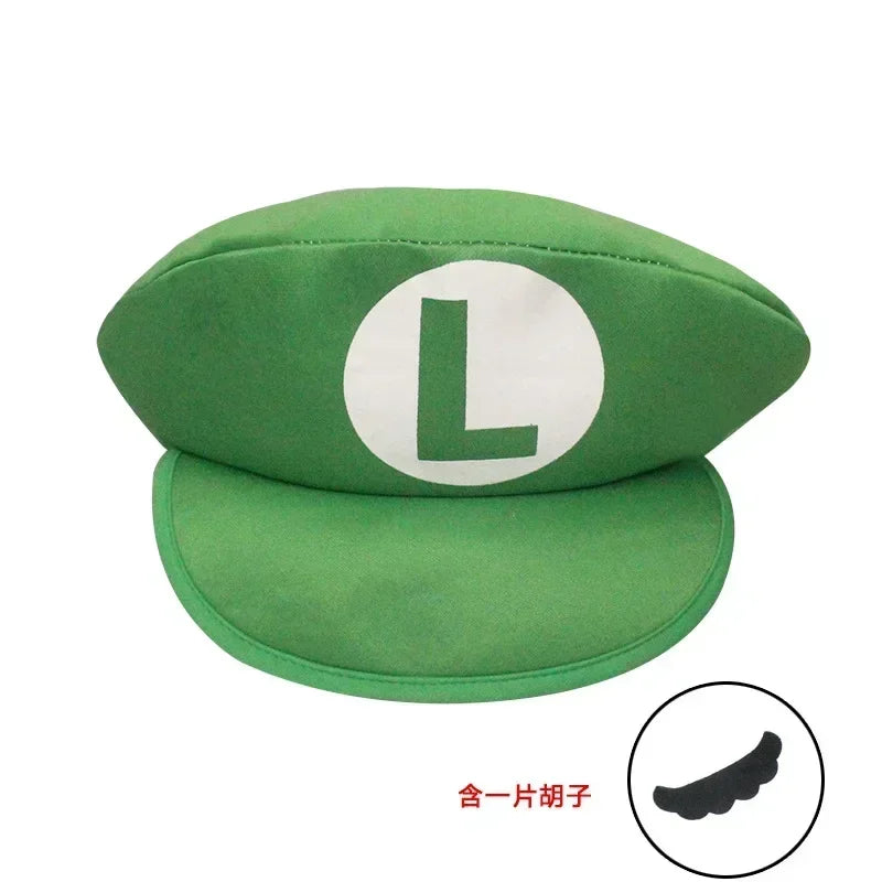 Kids Cartoon Costume Hat with Mustache Halloween Party Accessories - Unisex