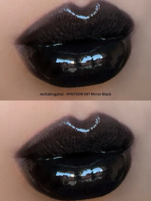 Gothic Lip Gloss Set with Glitter & Metallic Finish - Dual Color Lipstick