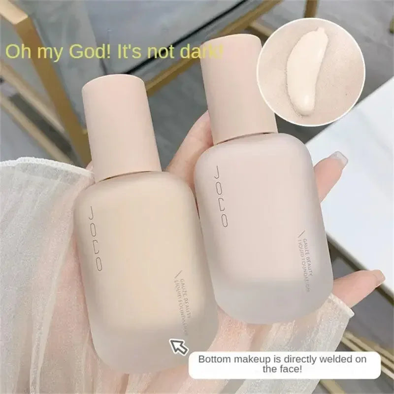 Matte Liquid Foundation Full Coverage Waterproof Oil-Control BB Cream for Natural Skin