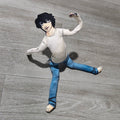 Anime Death Note L Cosplay Plush Doll - Flexible Jointed Stuffed Toy for Room Decor & Gifts