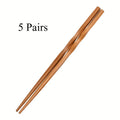 Natural Bamboo Chopsticks Set - Chinese Style Tableware for Kitchen & Home
