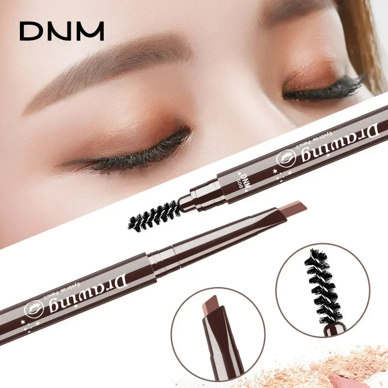 Waterproof Long Lasting Eyebrow Pencil Double-Ended Makeup Pen - Natural & Easy To Use