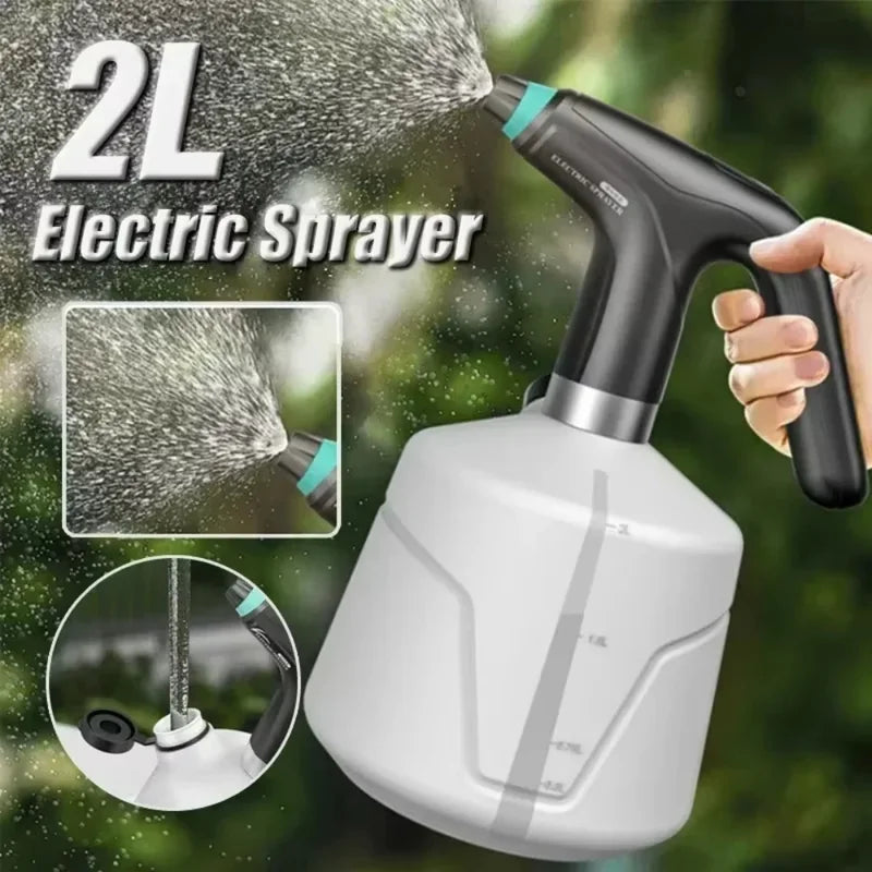 2L Electric Garden Sprayer for Disinfection Watering & Lawn Irrigation