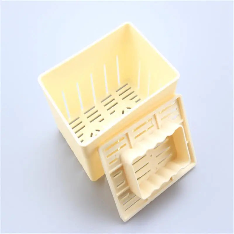 DIY Plastic Tofu Press Mold Kit for Homemade Soybean Curd Kitchen Cooking Tool