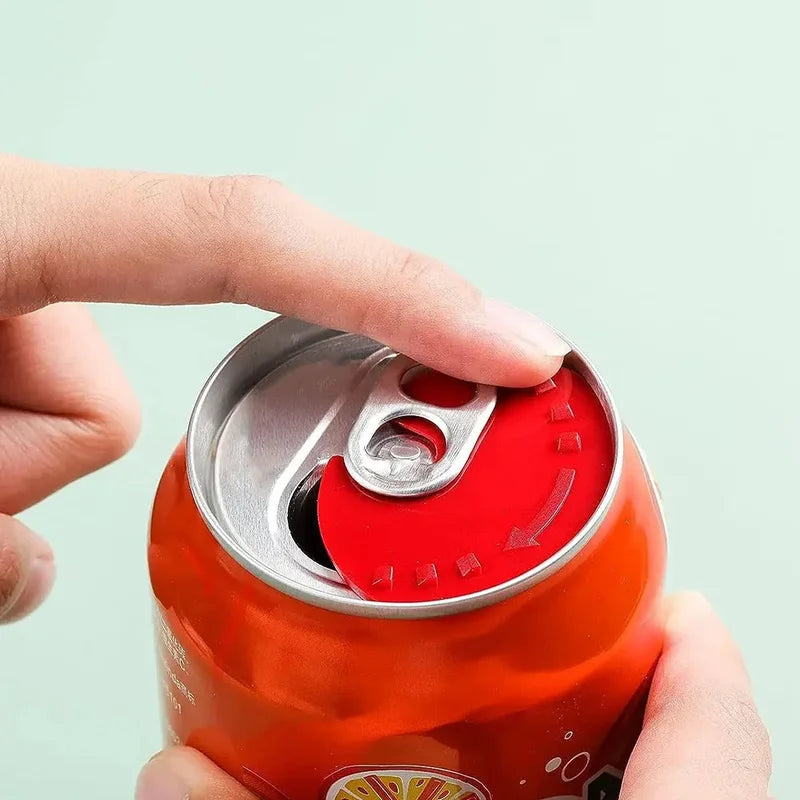 5pcs Reusable Beverage Can Lid with Colorful Cover - Soda Protector