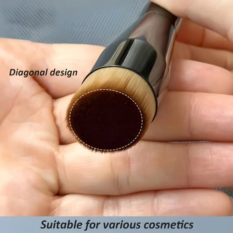 Professional Flat Top Makeup Brush for Foundation, Blush & Contour