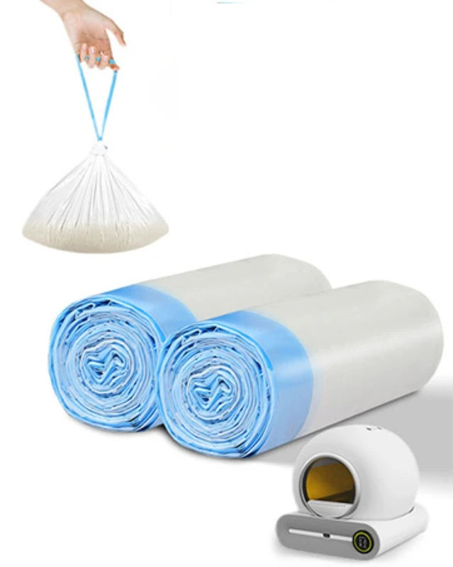 Heavy Duty Cat Litter Box Liners for Self-Cleaning Boxes Prevent Mess Odors Garbage Bags
