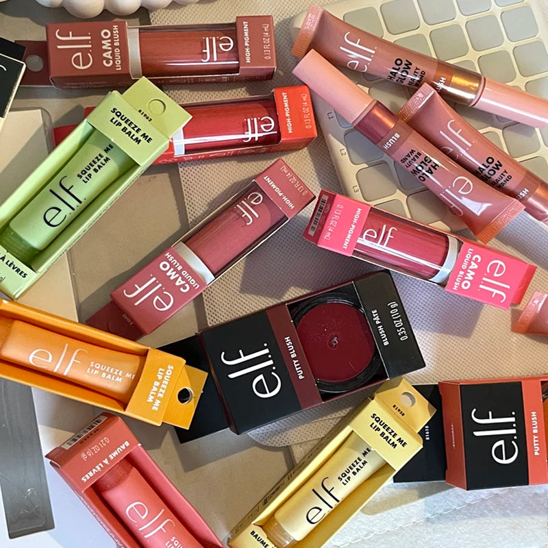 Liquid Blush & Moisturizing Lip Gloss Set - Fruit Flavor, Facial Contouring Makeup
