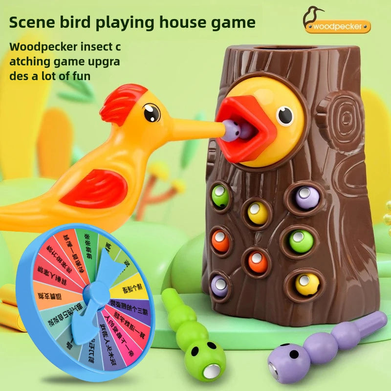 Magnetic Bug Catching Toy for Kids - Montessori Educational Fine Motor Skills Game