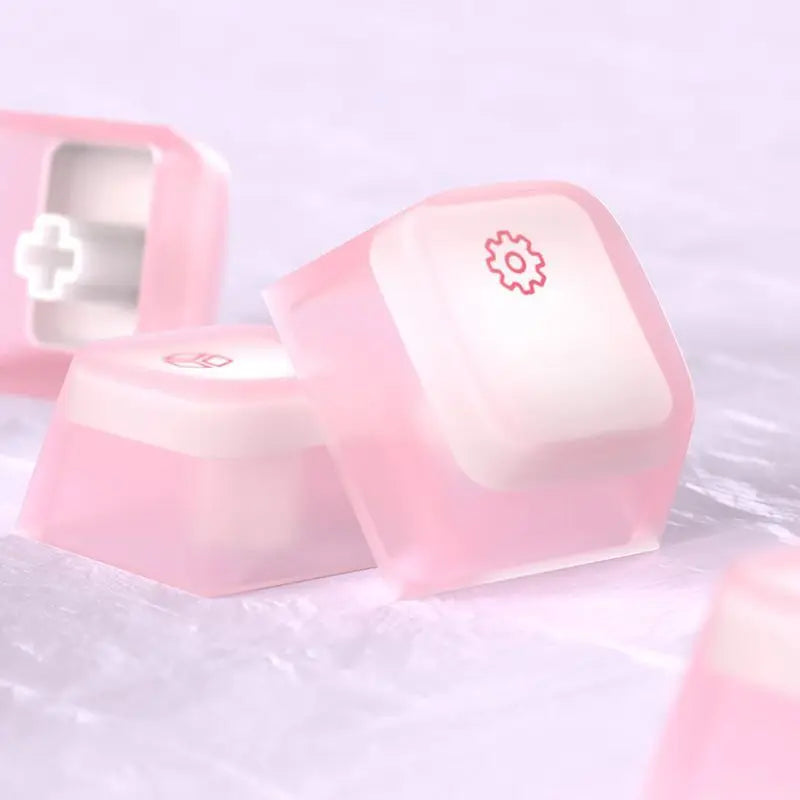 Silicone Jelly Pudding Keycaps for Mechanical Keyboard - Multiple Colors