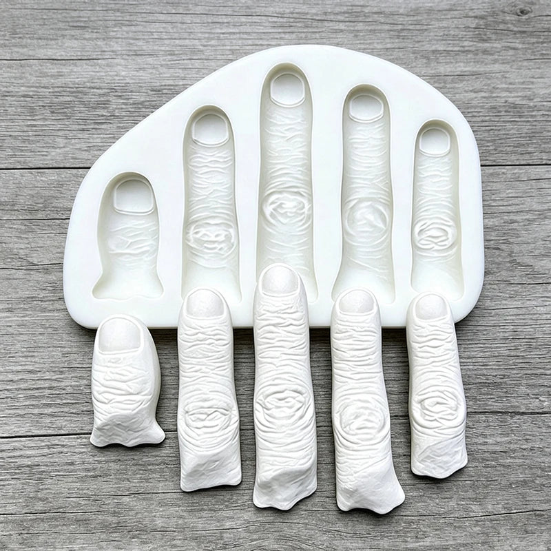 Halloween Silicone Finger Mold for Cake Decorating and Sugarcraft