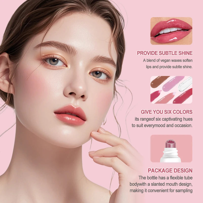 30-Piece Hyaluronic Acid Collagen Lipstick Set - Deep Moisturizing, Long-Lasting Color