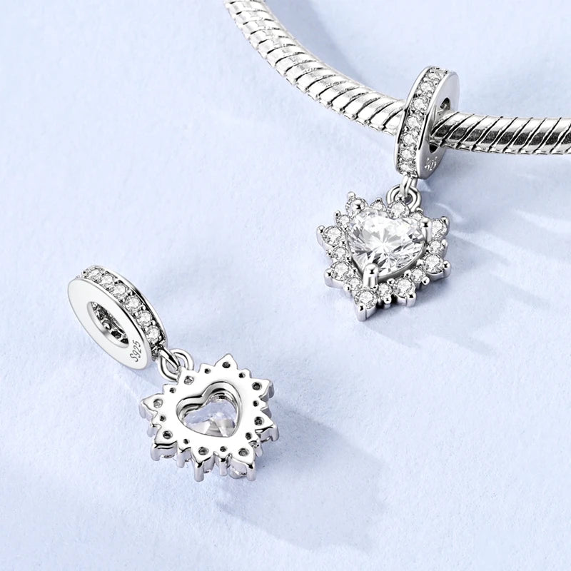 925 Silver Charms Set for Jewelry Making - Tiger Fish Bear Elephant Stars - Gift for Women