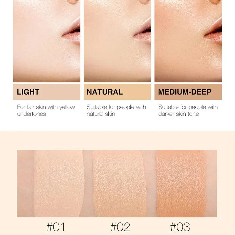 Liquid Foundation for Flawless Skin - Transparent Concealer & Cover-Up